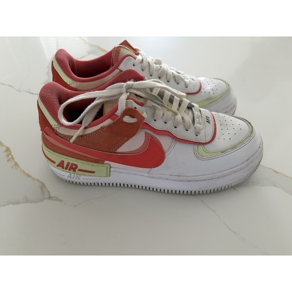 Nike Air Force 1 Shadow Magic Ember Women's Size 9.5 Multicolor Sneakers